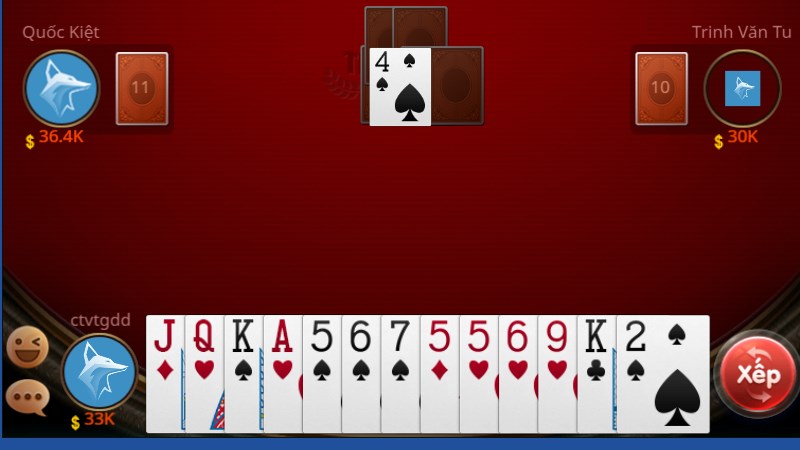 3 Xep bai trong cach choi tien len mien nam hoan chinh Xếp bài trong cách chơi tiến lên miền nam hoàn chỉnh